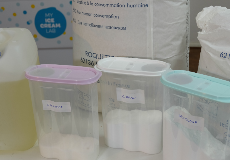 Foto de sacarosa, glucosa y dextrosa